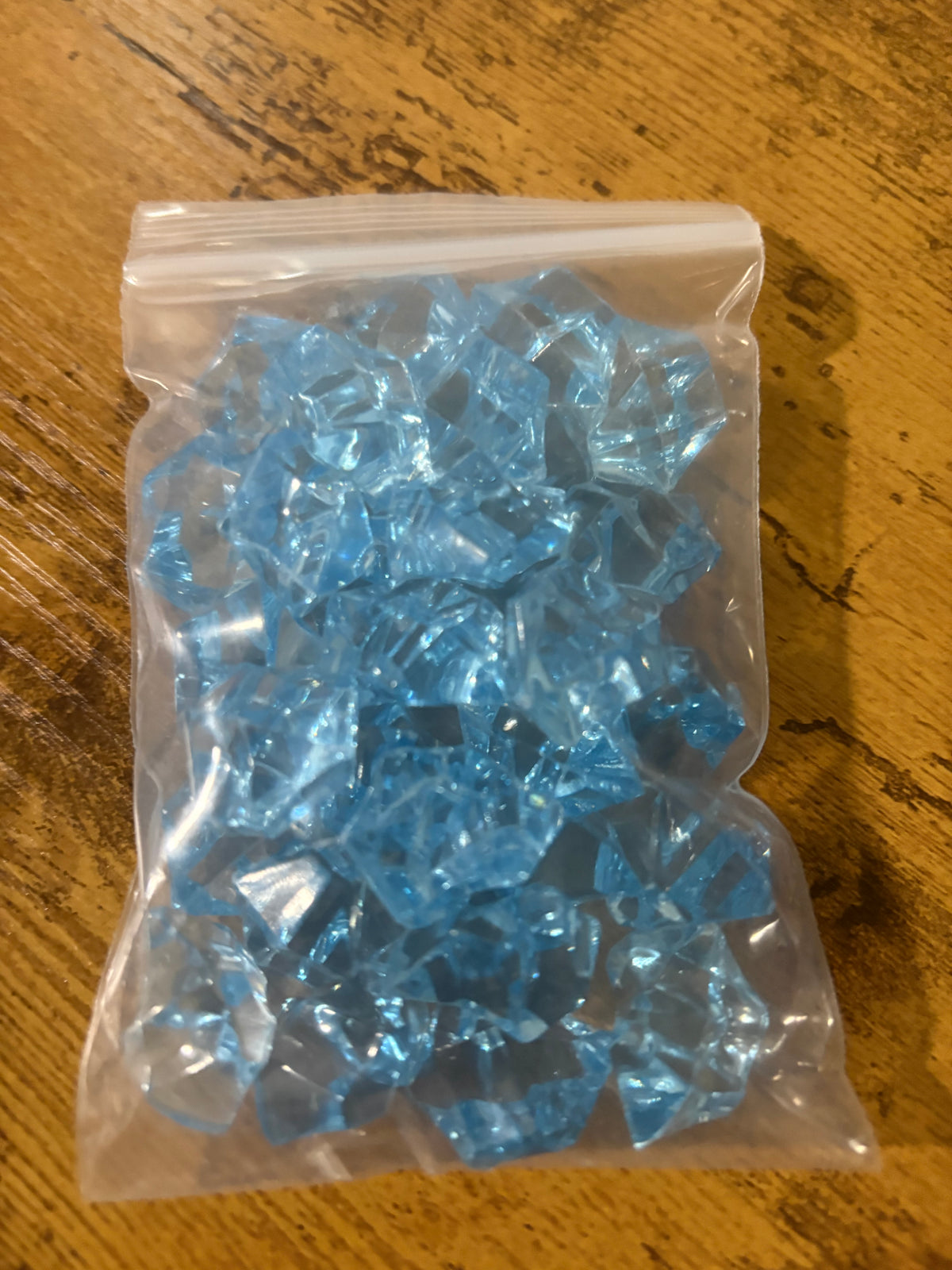 Light blue ice
