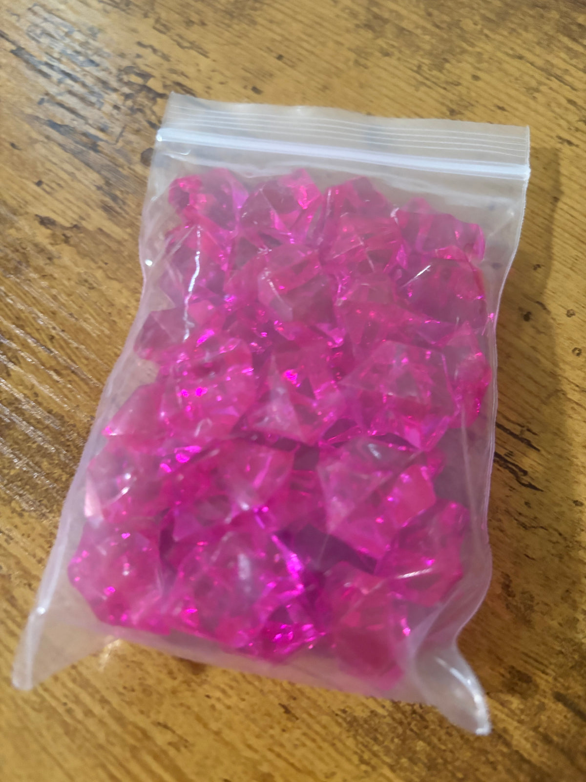 Dark pink ice