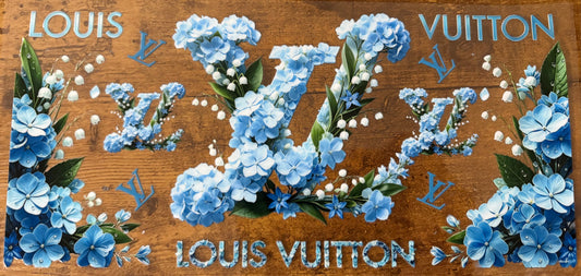 LV flowers blue
