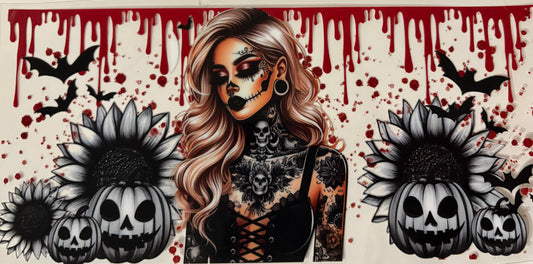 Horror- tattoo girl