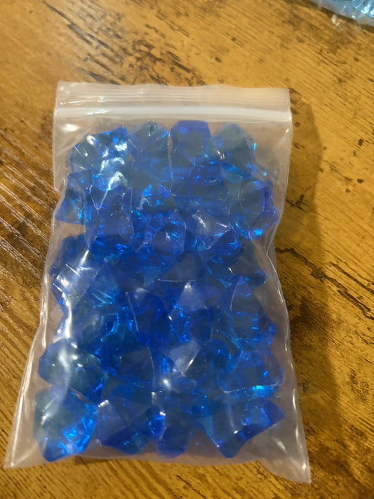 Royal blue ice