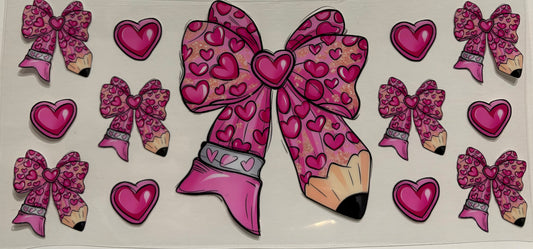 Teacher- pencil bow